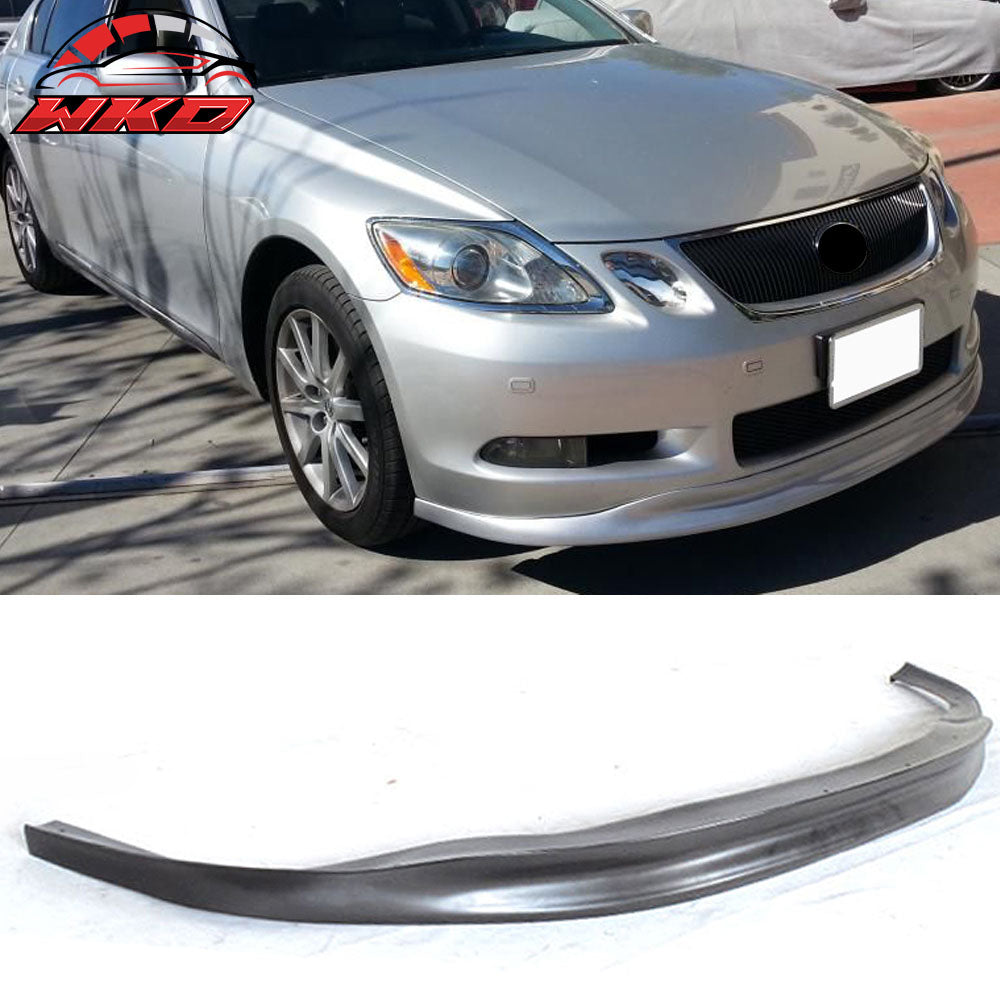 Fits 06-07 Lexus GS300 GS350 GS430 4Dr Sedan TTE Style Front Bumper Lip - PU