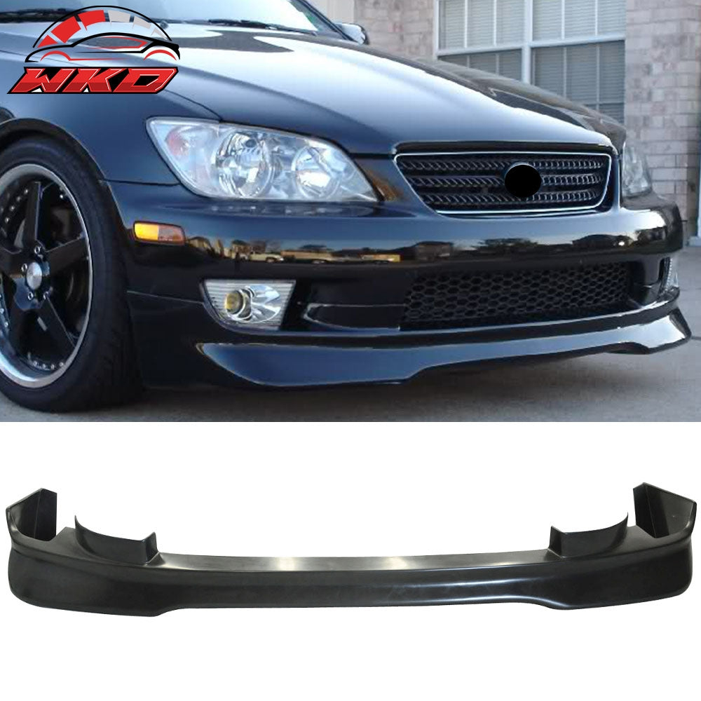 Fits 01-05 Lexus IS300 AMS Style Front Bumper Lip Spoiler Unpainted - PU