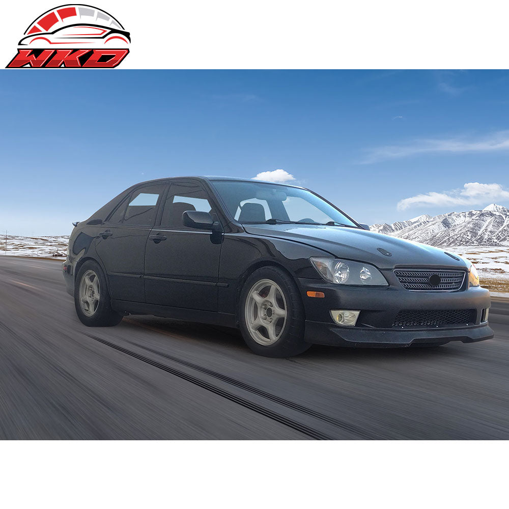 Fits 01-05 Lexus IS300 Base Sedan GR Style Front Bumper Lip Spoiler Splitter PU