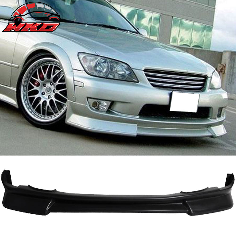 Fits 01-05 Lexus IS300 Base Sedan WD Style Front Bumper Lip Spoiler Splitter PU
