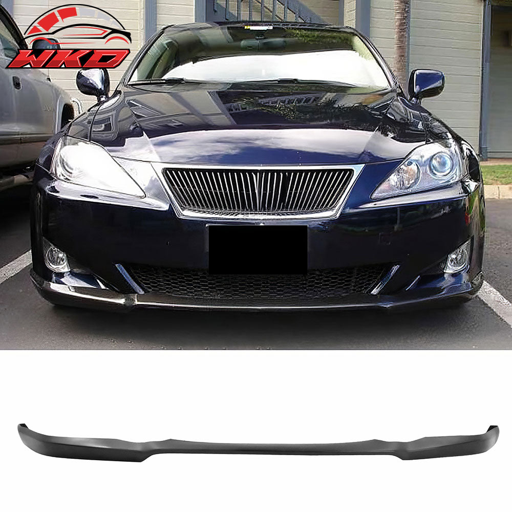 Fits 06-08 Lexus IS250 IS350 XE20 DS Style Front Bumper Lip Spoiler Unpainted PU