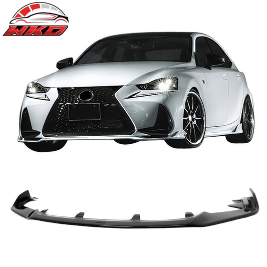 For 17-20 Lexus IS200t IS300 IS350 Artisan Style Front Bumper Lip Gloss Black PP | Wholesale