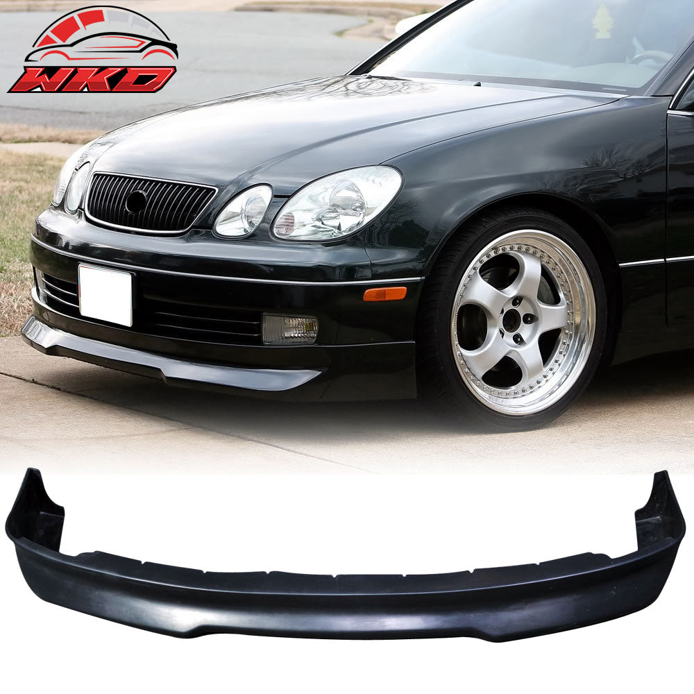 Fits 98-05 Lexus GS300 GS400 GS430 Sedan GR Style Front Bumper Lip Unpainted PU