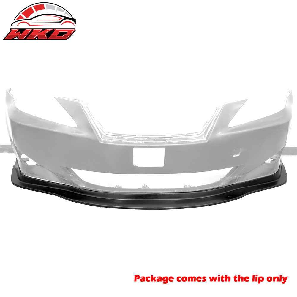 Fits 06-08 Lexus IS250 IS350 MDA Style Front Bumper Lip Spoiler Kit PU Unpainted