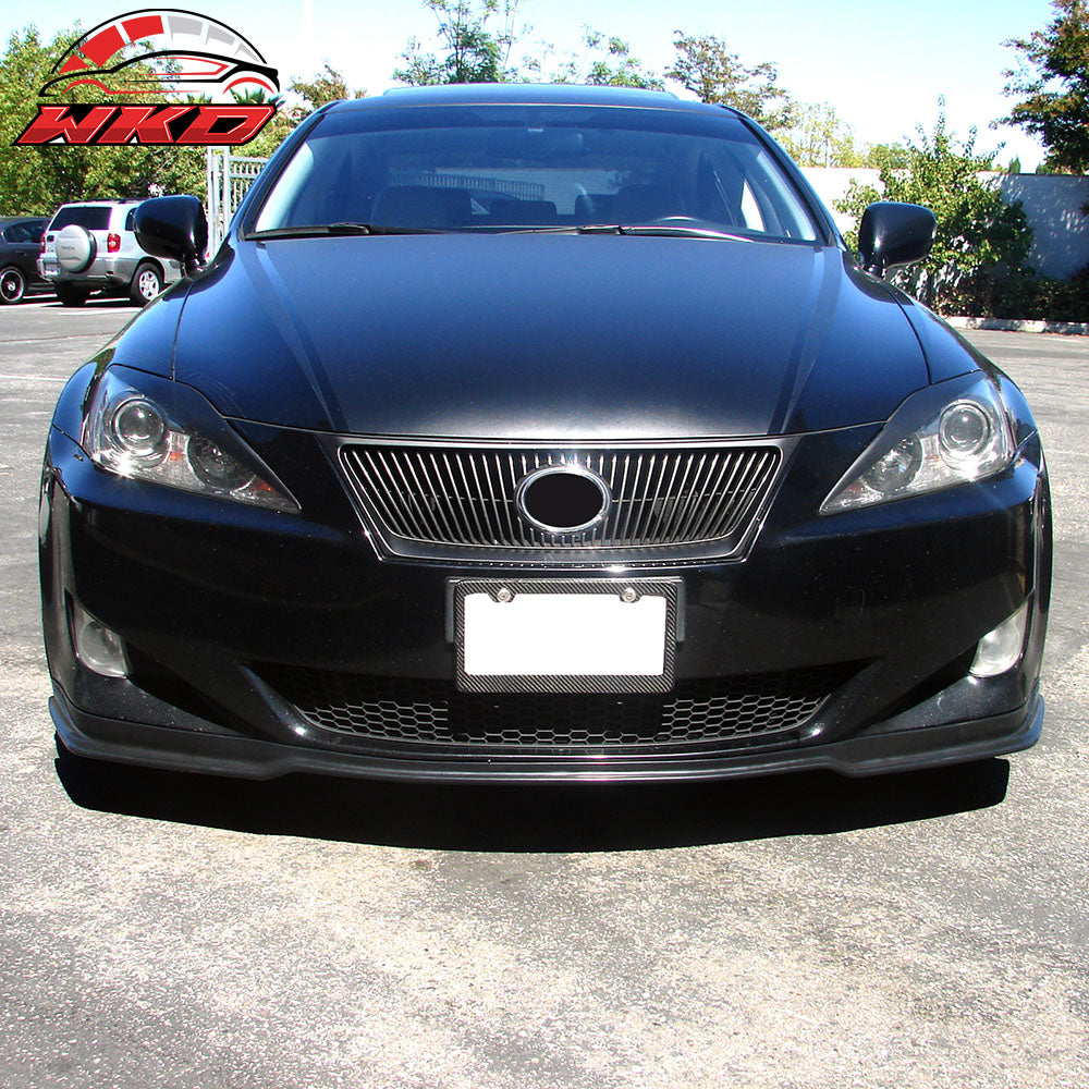 Fits 06-08 Lexus IS250 IS350 PM Style Front Bumper Lip Spoiler Unpainted PU