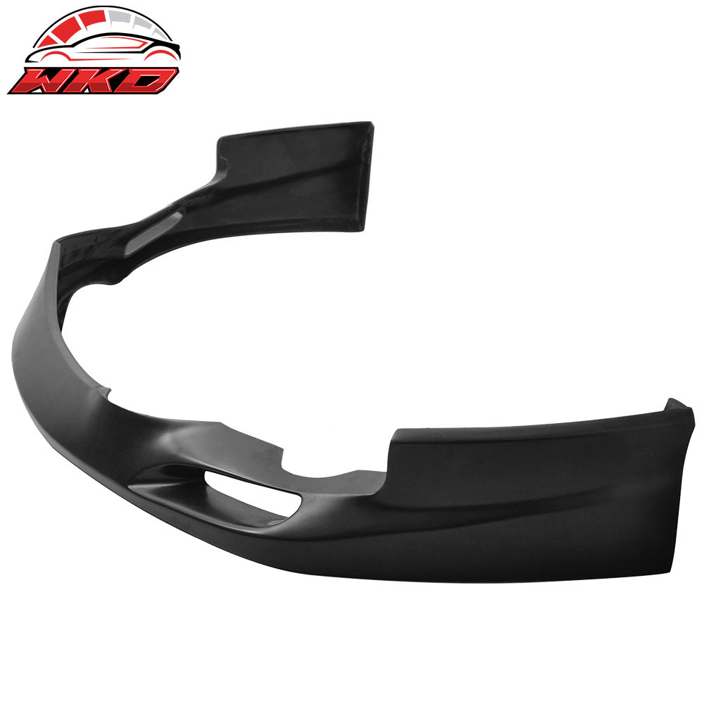 Fits 04-06 Mazda 3 S Sedan K Style Front Bumper Lip Spoiler Unpainted Black PU