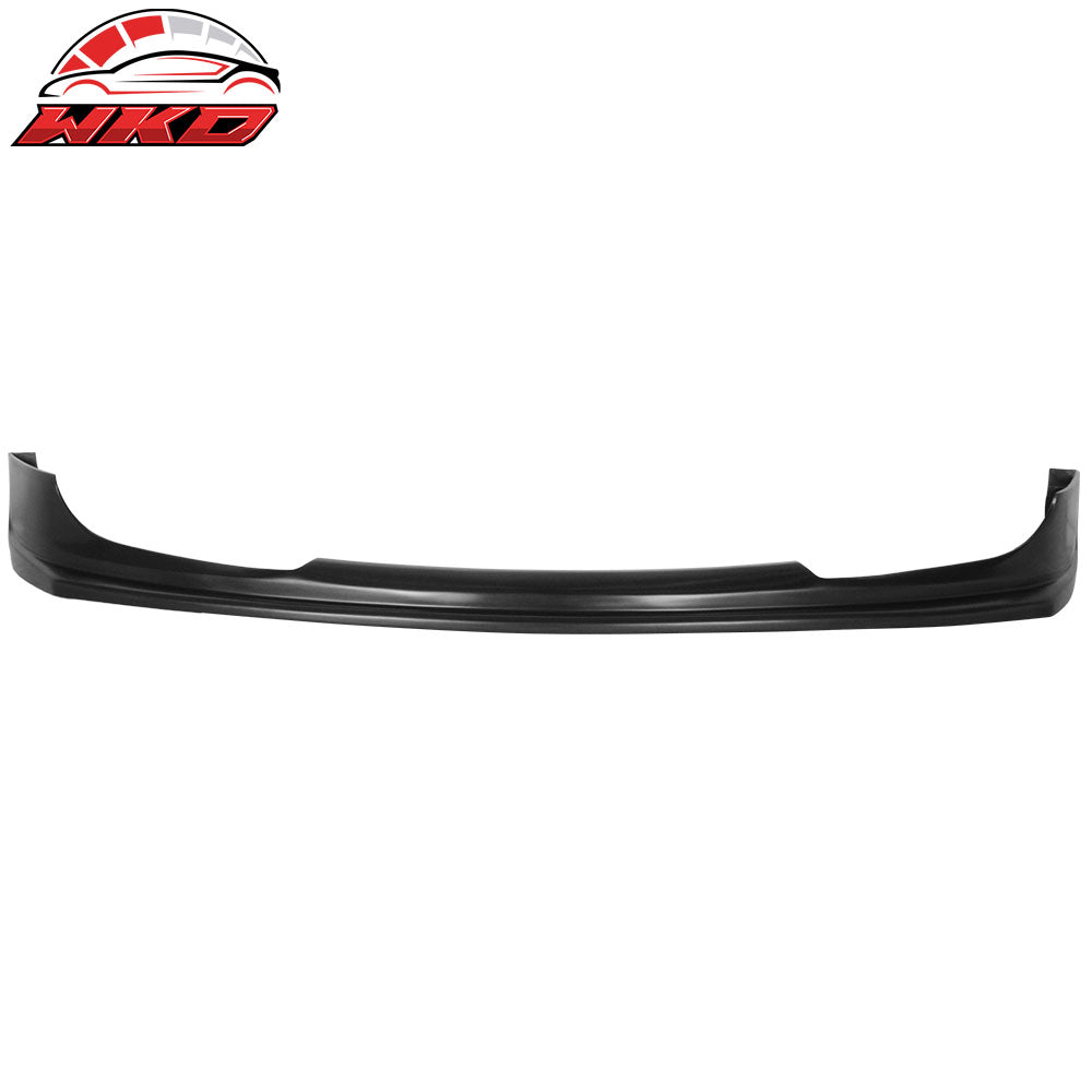 Fits 03-05 Mazda 6 JDM Sport Style Unpainted Black Front Bumper Lip Spoiler PU