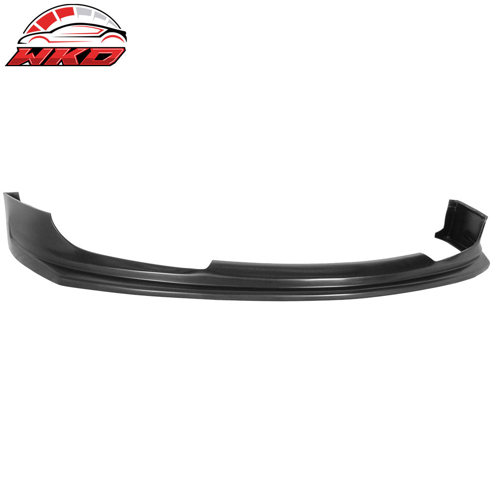 Fits 03-05 Mazda 6 JDM Sport Style Unpainted Black Front Bumper Lip Spoiler PU