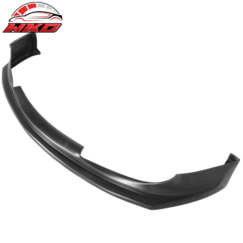 Fits 03-05 Mazda 6 JDM Sport Style Unpainted Black Front Bumper Lip Spoiler PU