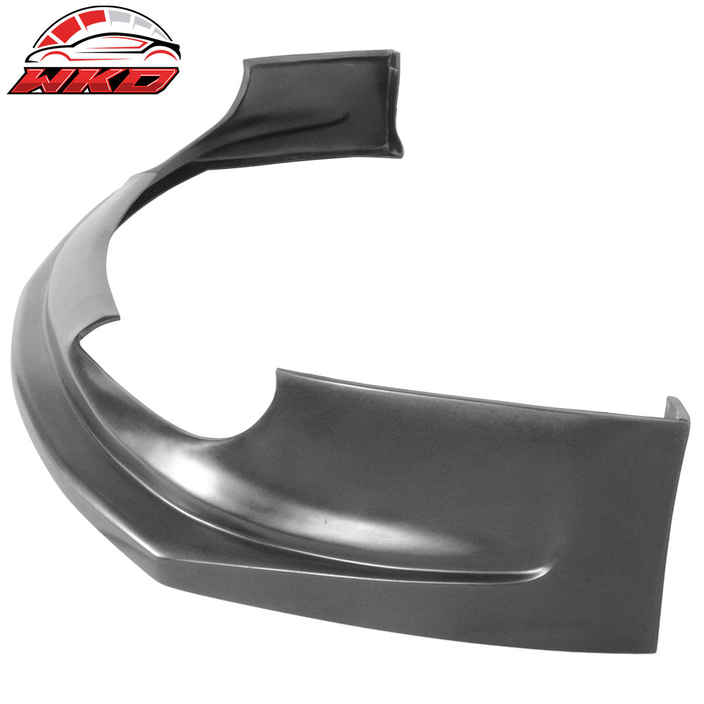 Fits 03-05 Mazda 6 JDM Sport Style Unpainted Black Front Bumper Lip Spoiler PU