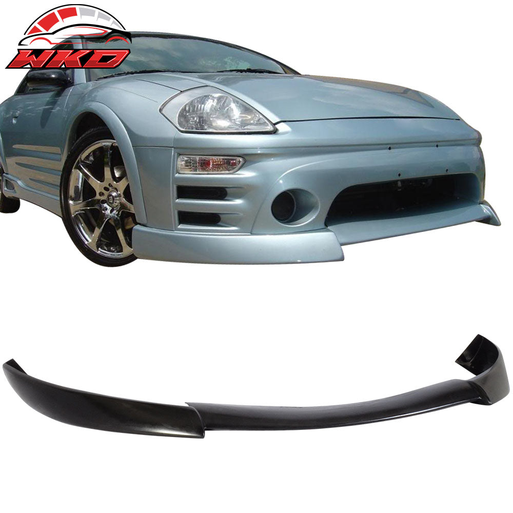 2000-02 Mitsubishi Eclipse SS Style Front Bumper Lip Spoiler Unpainted PU | Wholesale