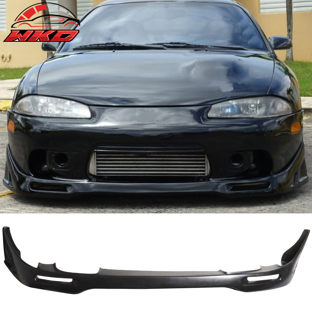 Fits 97-99 Mitsubishi Eclipse JDM Sport Style PU Front Bumper Lip Chin Spoiler