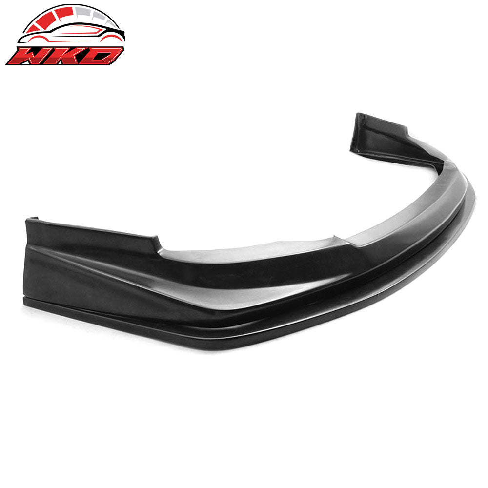 Fits 08-15 Mitsubishi Lancer Evolution X V Style Front Bumper Lip Splitter PU