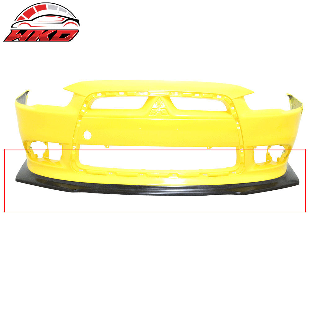 Fits 09-15 Mitsubishi Lancer GT GTS Ralliart RA Style Front Bumper Lip Spoiler