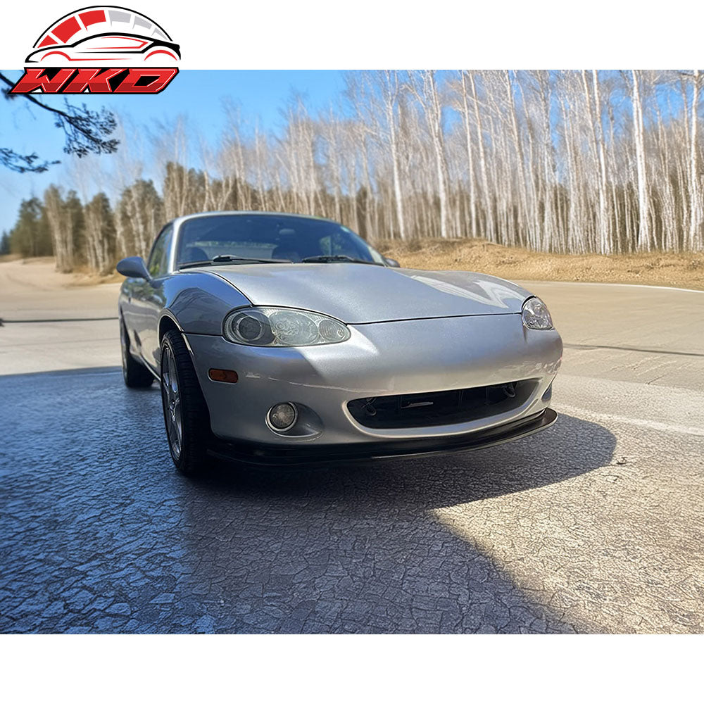 Fits 01-05 Mazda Miata MX-5 MX5 DS Style Front Bumper Lip Spoiler Unpainted PU