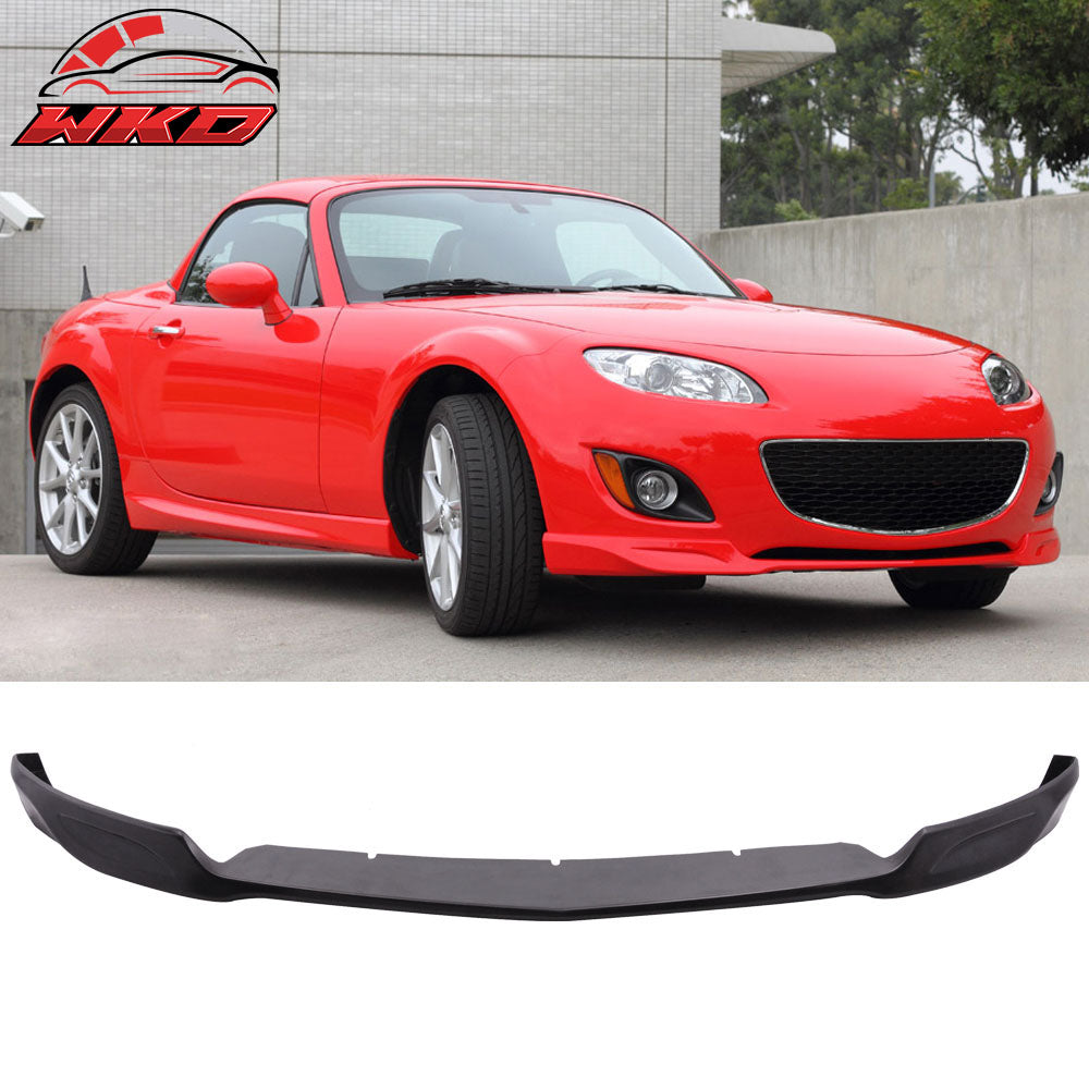 Fits 09-12 Mazda MX5 Miata OE Style Front Bumper Lip Chin Spoiler Lower Splitter