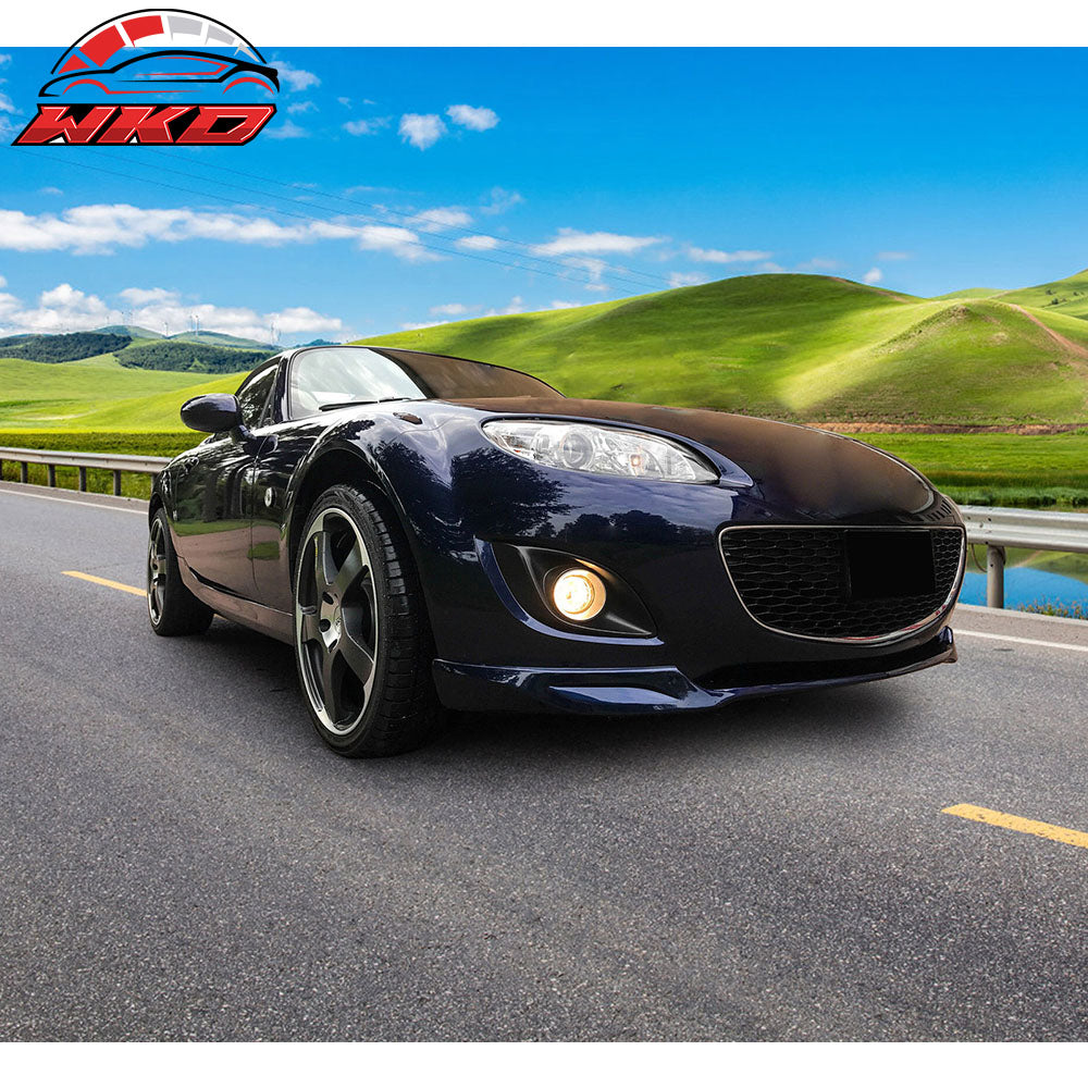 Fits 09-12 Mazda MX5 Miata OE Style Front Bumper Lip Chin Spoiler Lower Splitter