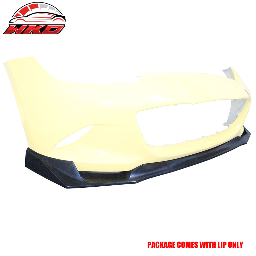 Fits 16-25 Mazda MX-5 Miata ND 4th IKON GV Style Front Bumper Lip PU Unpainted