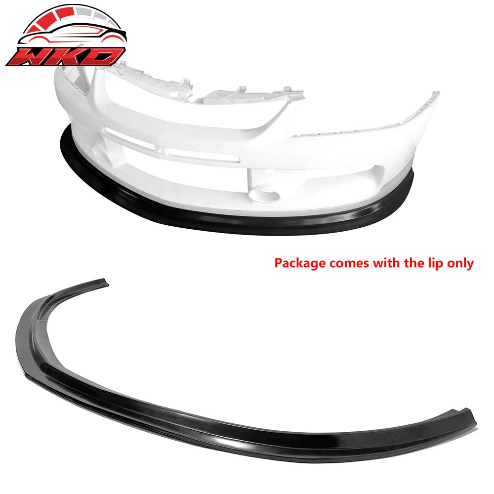 Fits 06-07 Mitsubishi Lancer Evo MDA Style PU Front Lip Bumper Guard Protector
