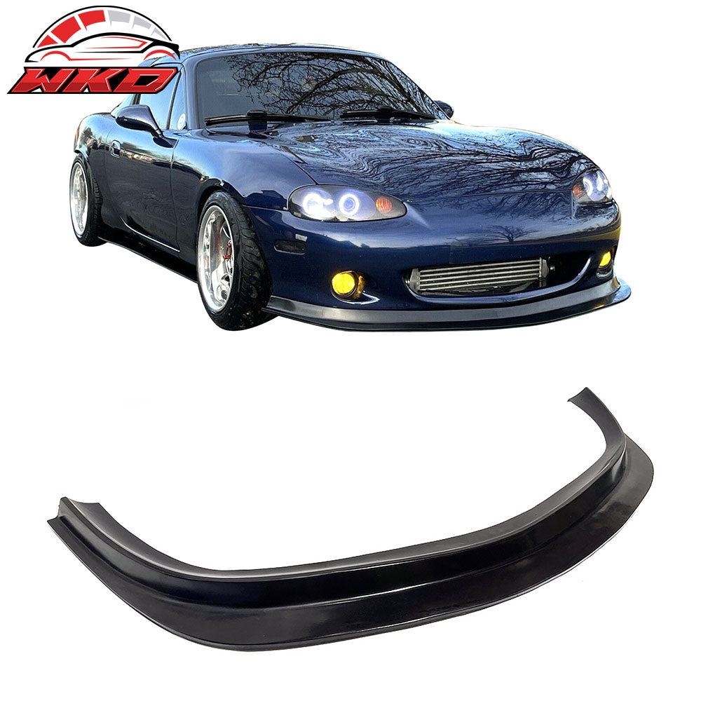 Fits 01-05 Mazda MX-5 Miata MDA Style PU Front Lip Bumper Chin Guard Protector