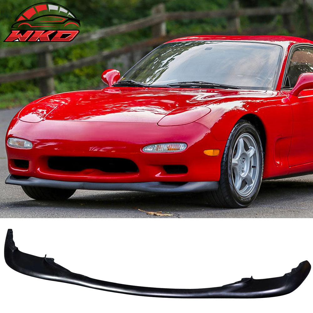 For 93-97 Mazda RX-7 Coupe 2DR OE RP Style Front Bumper Lip Spoiler Unpainted PU