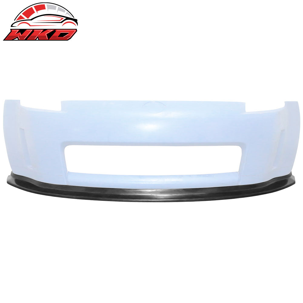 Fits 03-05 Nissan Fairlady Z33 350Z IKON V7 Style PU Front Bumper Lip Spoiler