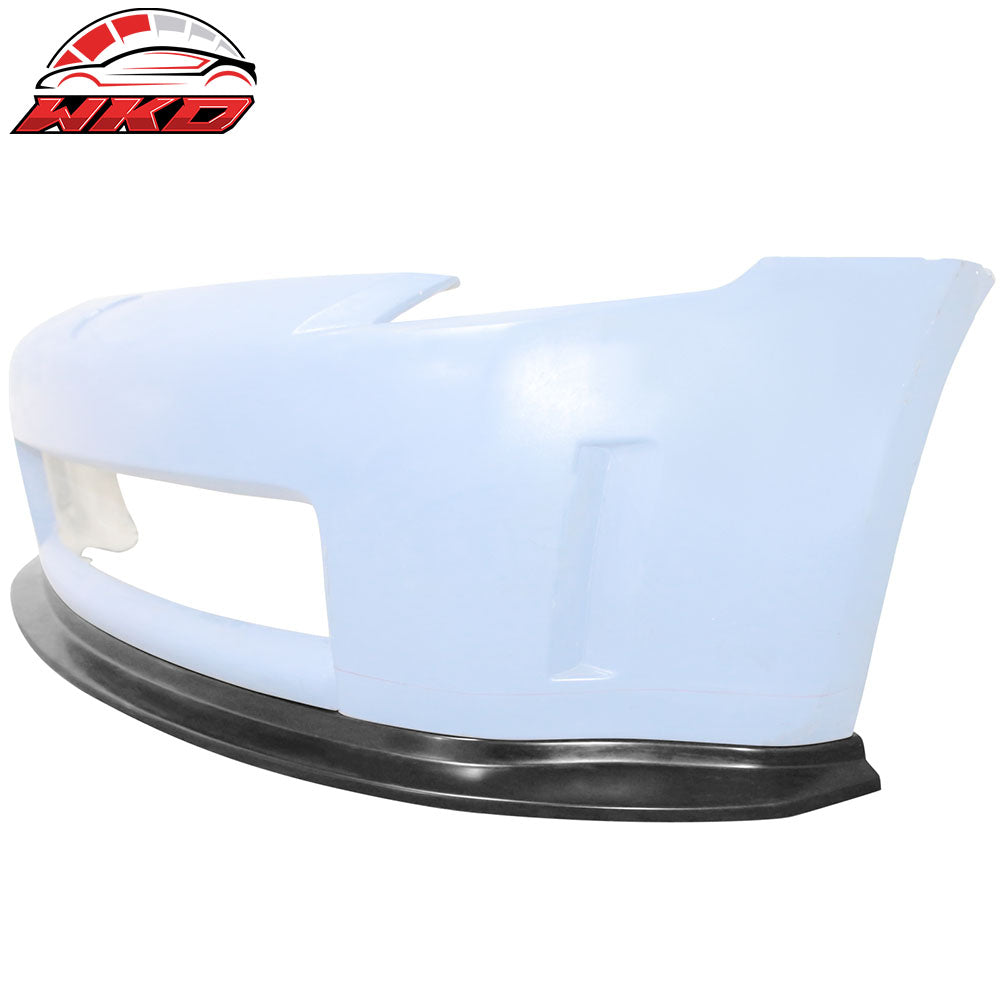 Fits 03-05 Nissan Fairlady Z33 350Z IKON V7 Style PU Front Bumper Lip Spoiler