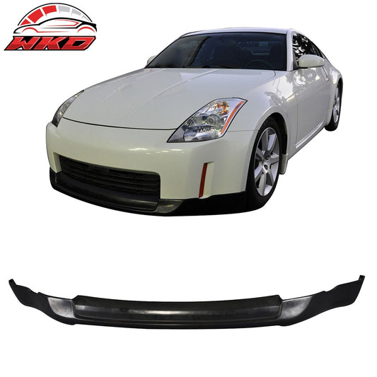 Wholesale 03-05 Nissan 350Z ING-S Style Front Bumper Lip Spoiler Unpainted Black PU