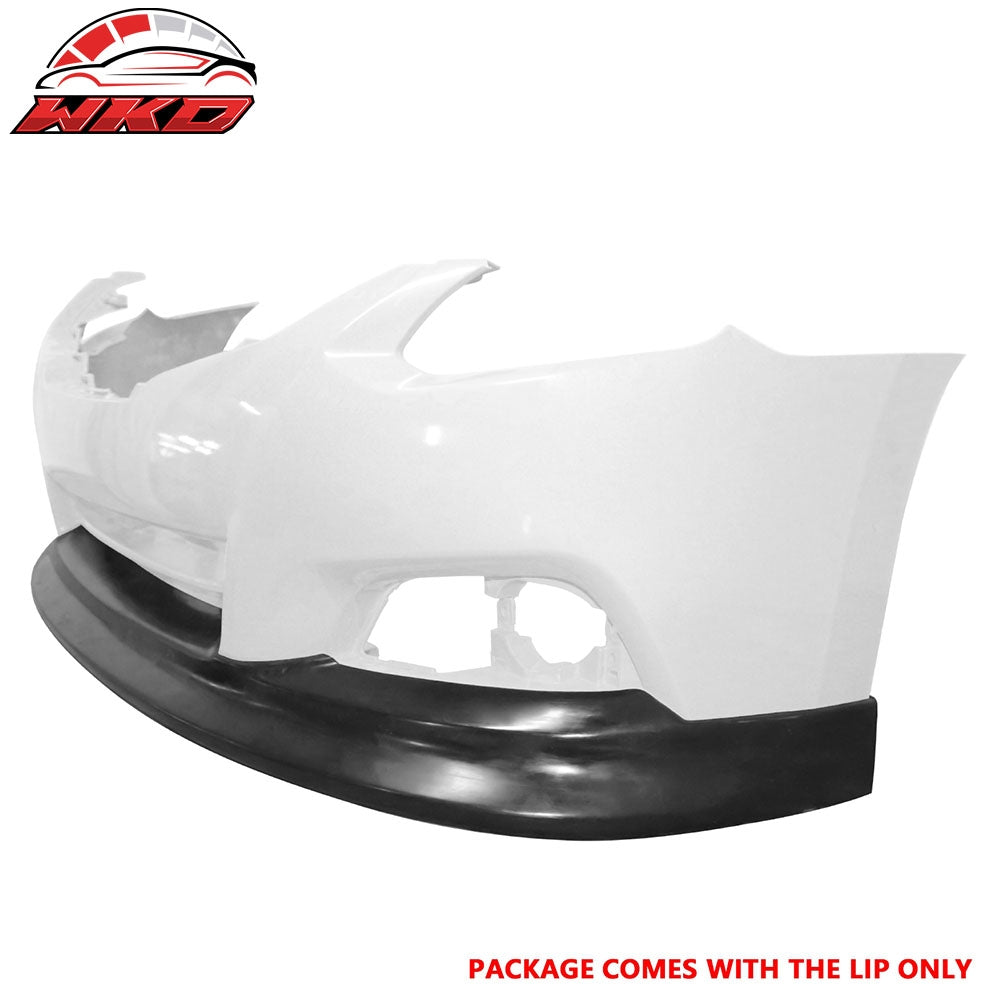 Fits 10-13 Nissan Altima Coupe 2Dr V Style Front Bumper Lip Spoiler Unpainted PU