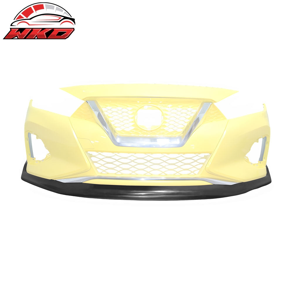 For 19-23 Nissan Maxima Unpainted Front Bumper Lip Spoiler Splitter PU