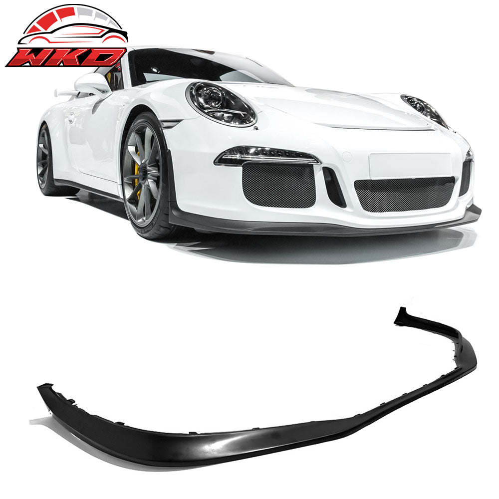 Fits 14-16 Porsche 911 991 GT3 GT3 Style Front Lip Air Dam Chin Spoiler Kit PU