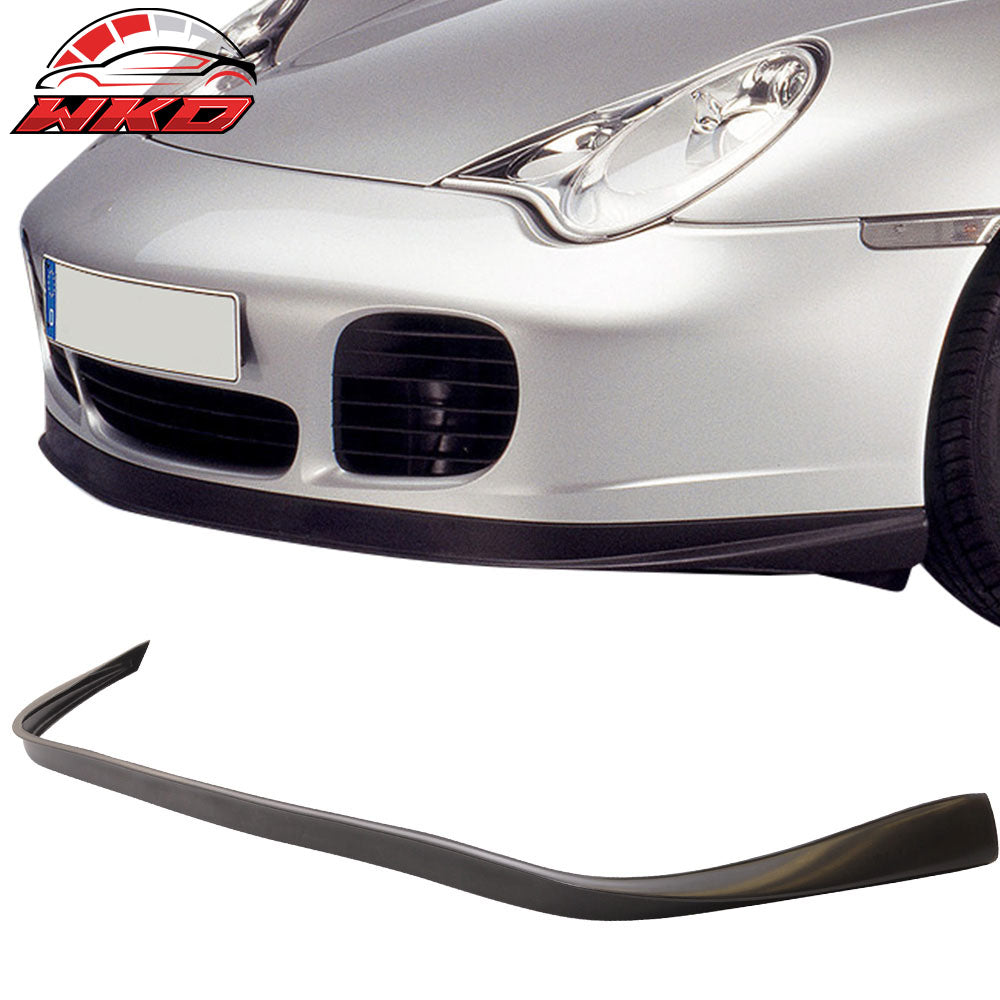 Fits 01-05 Porsche 996 911 OE Style Front Bumper Lip Spoiler Chin Unpainted PU