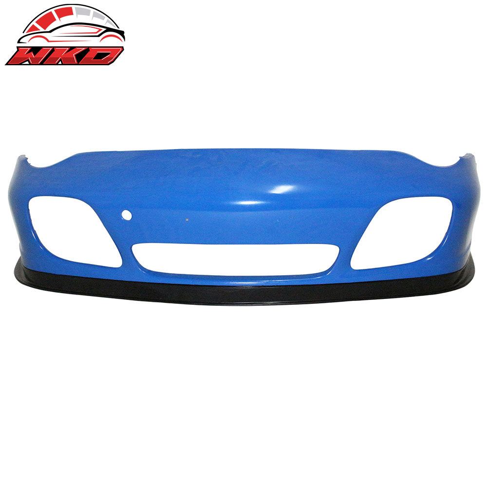 Fits 01-05 Porsche 996 911 OE Style Front Bumper Lip Spoiler Chin Unpainted PU