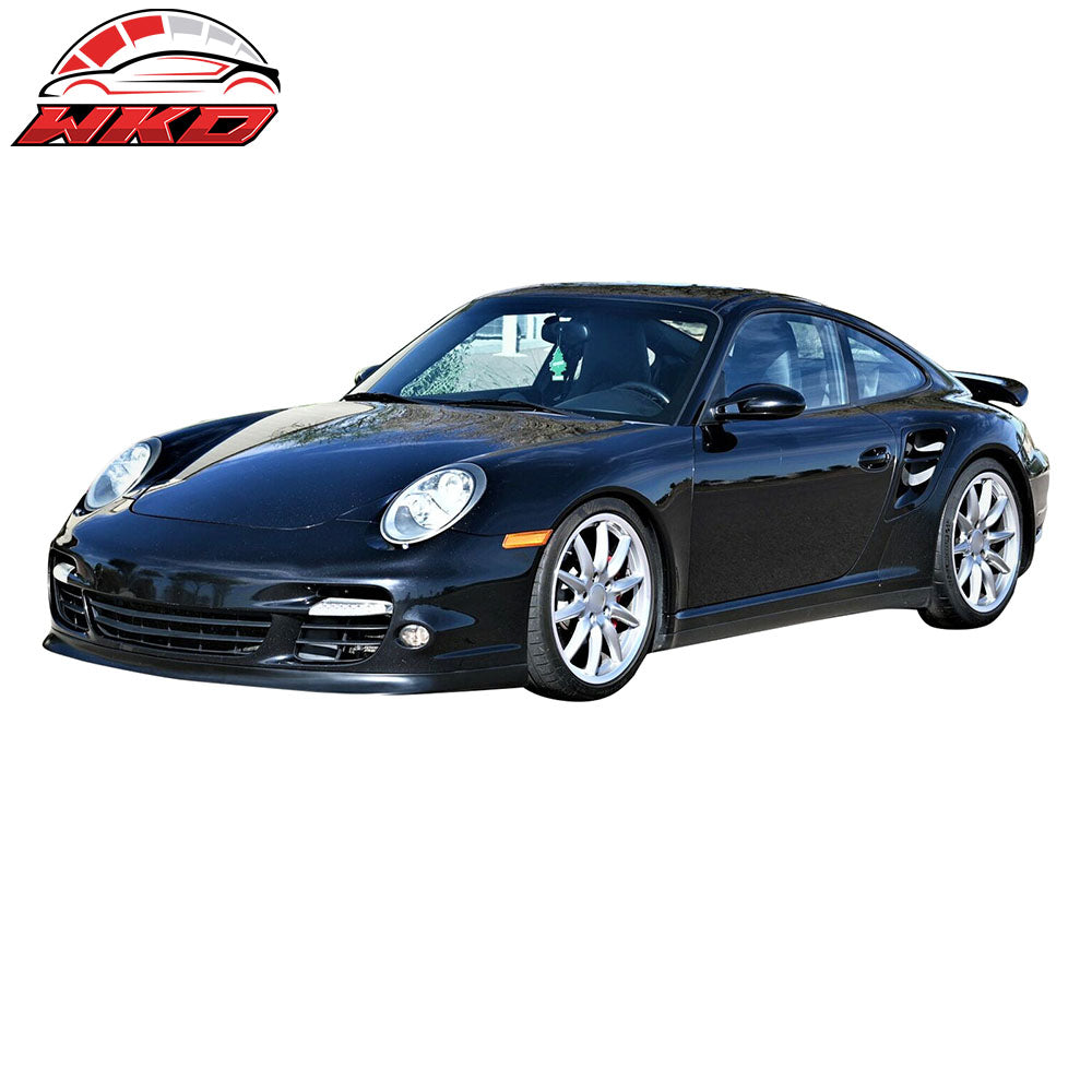 Fits 07-13 Porsche Turbo 997 911 OE Style Front Bumper Lip Unpainted PU