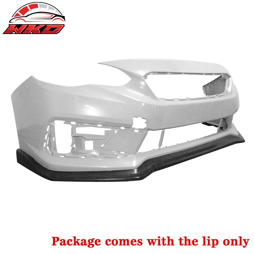 Fits 20-23 Subaru Impreza CS Style Front Bumper Lip Chin Spoiler Unpainted PU