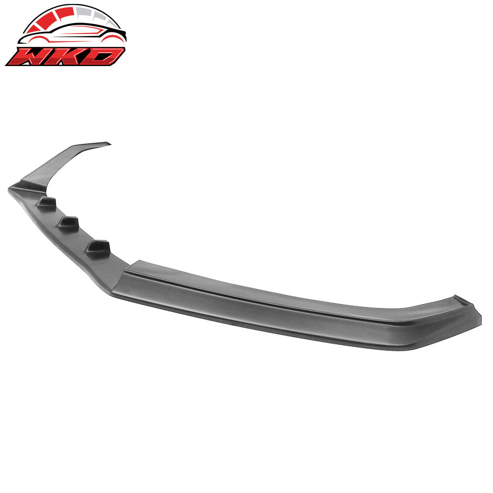 Fits 13-16 Subaru BRZ IKON V3 Style Front Bumper Lip Spoiler Unpainted Black PU