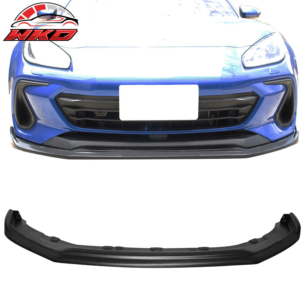 Fits 22-25 Subaru BRZ Coupe 2Dr CSIK Style Front Bumper Lip Spoiler Splitter PU