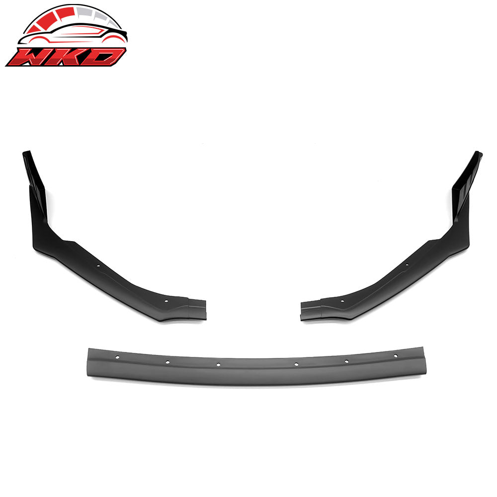 Fits 22-25 Subaru BRZ Front Bumper Lip STI 3PC Style Spoiler Unpainted Splitter