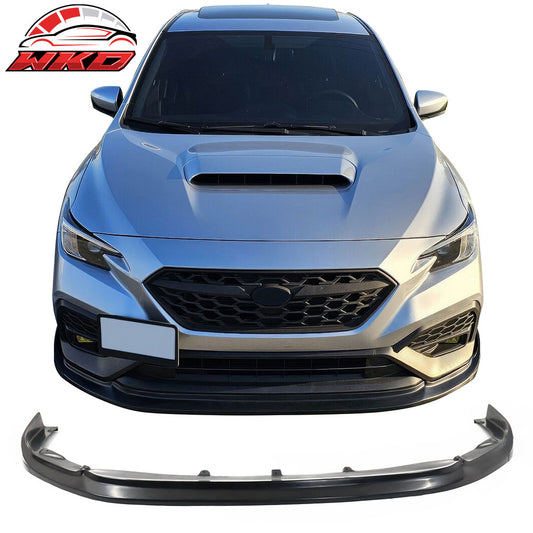 2022-25 Subaru WRX CS Style Front Bumper Lip Spoiler Kit Unpainted Black PU | Wholesale