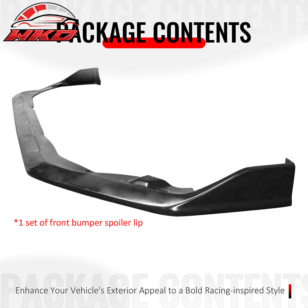 Fits 21-23 Subaru Crosstrek IKON CS Style Front Bumper Lip Spoiler Unpainted PU