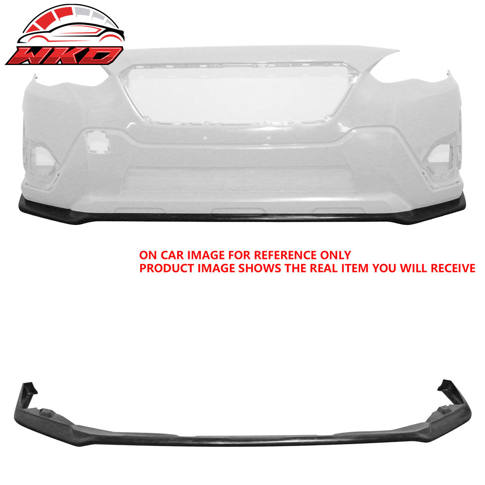 For 21-23 Subaru Crosstrek IKST Style Front Bumper Lip Chin Spoiler Unpainted PU