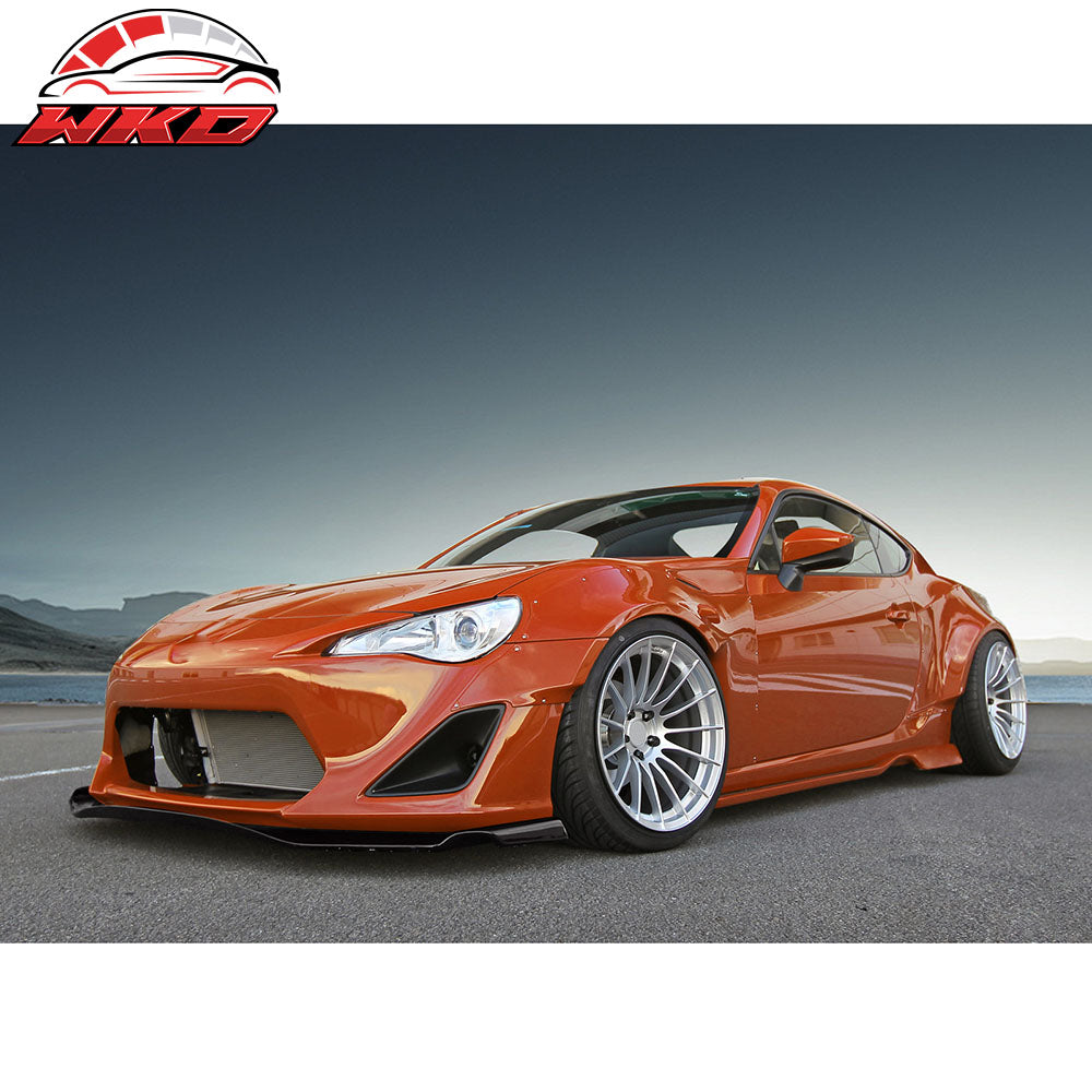 Fits Universal GR Style Front Bumper Lip Spoiler Chin Splitter Unpainted PU