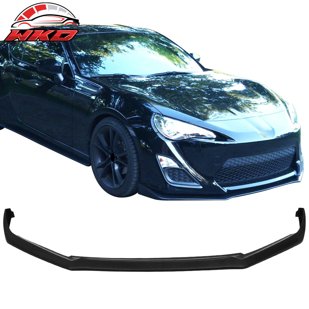 Fits 13-16 Scion FRS FR-S STI Style Front Bumper Lip Splitter Unpainted PU