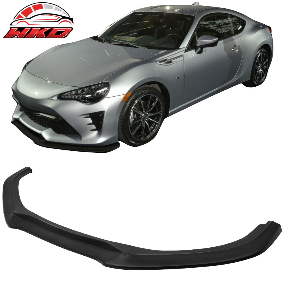 Fits 13-20 Toyota 86 BRZ FR-S GT Style Front Bumper Lip Spoiler Unpainted PU