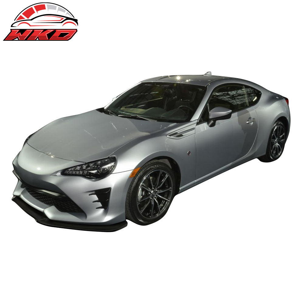 Fits 13-20 Toyota 86 BRZ FR-S GT Style Front Bumper Lip Spoiler Unpainted PU
