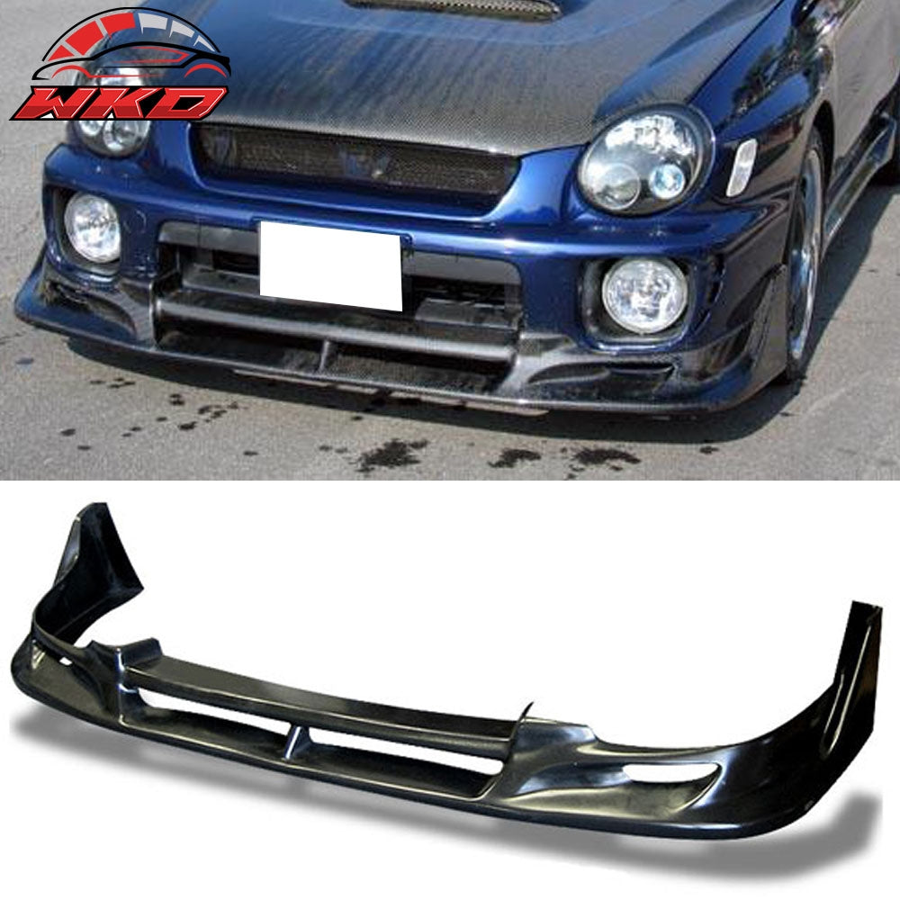 Fits 02-03 Subaru Impreza WRX Sti Sedan CW Front Bumper Lip Spoiler Kit