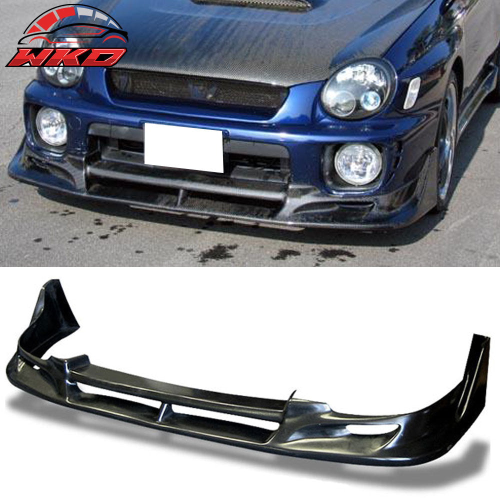 Fits 02-03 Subaru Impreza WRX Sti Sedan CW Front Bumper Lip Spoiler Kit