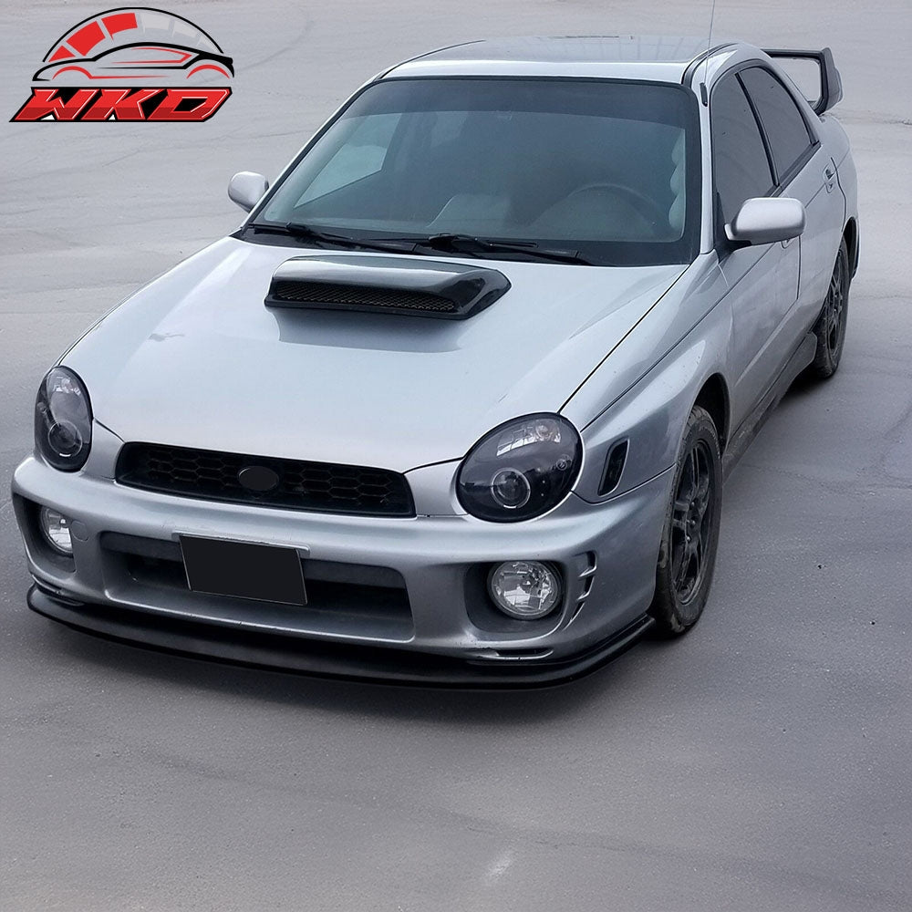 Fits 02-03 Subaru Impreza WRX RS Sedan 4Dr Front Bumper Lip Spoiler DP Style PU