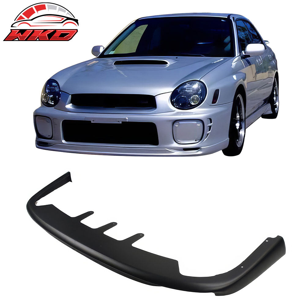 Wholesale 02-03 Subaru Impreza WRX Sedan PD Style Front Bumper Lip Spoiler Matte Black