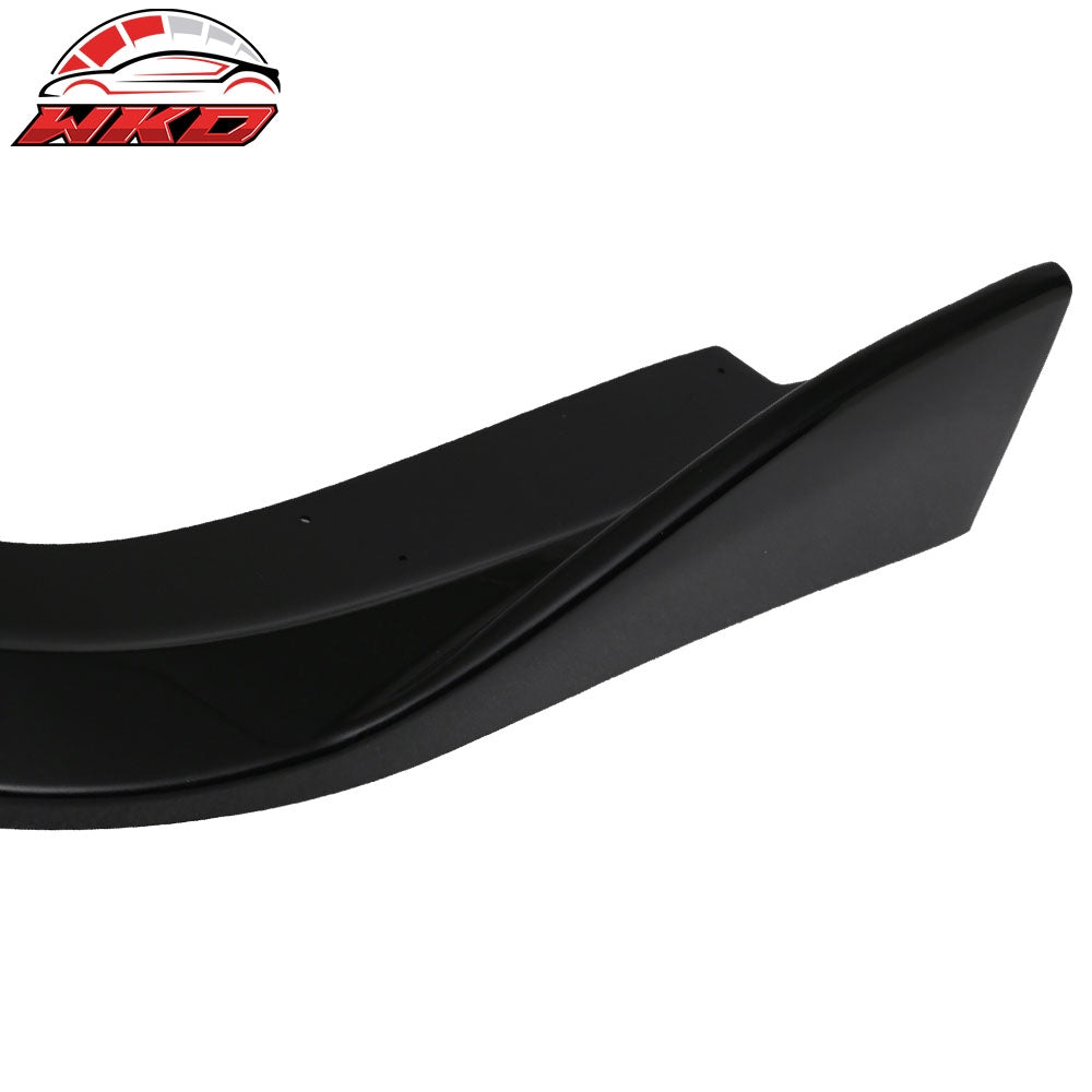 Fits 06-07 Subaru Impreza WRX STI CS2 Front Bumper Lip Painted Gloss Black - PP